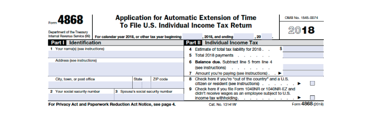 Form 4868 (IRS): How to File For a Tax Extension - SmartAsset