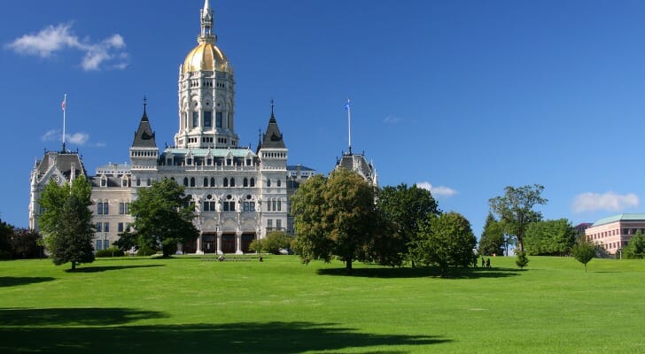 The Connecticut state capitol