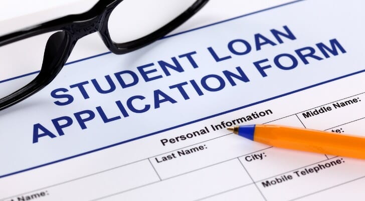 Student loan application form