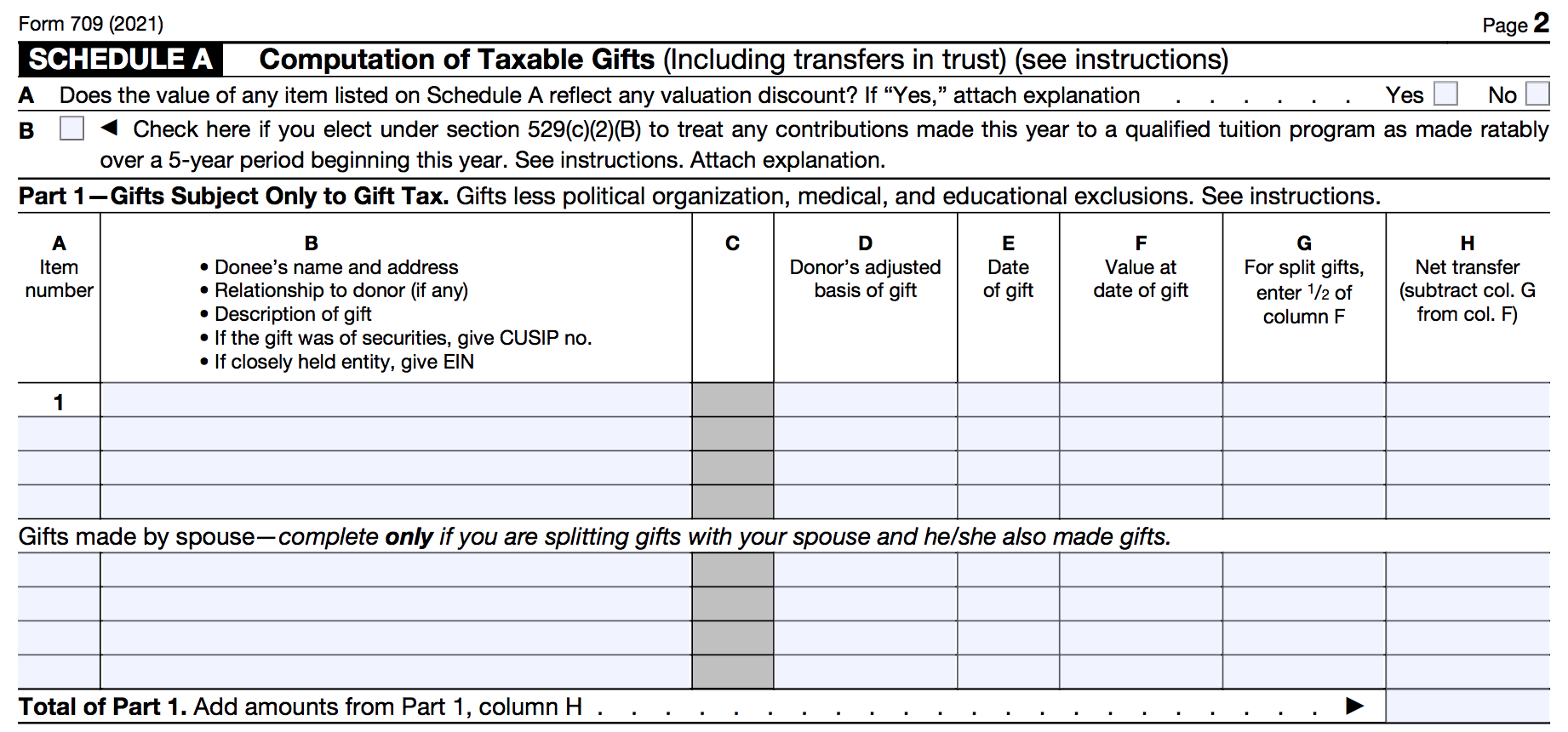 How To Fill Out Form 709: Step-By-Step Guide To Report Gift Tax - Smartasset