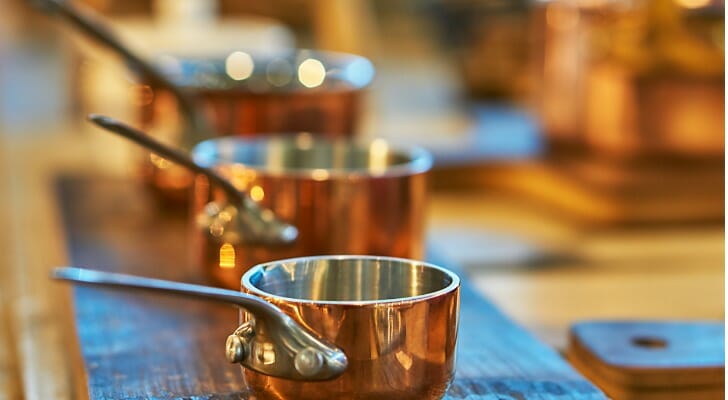 Copper cookware