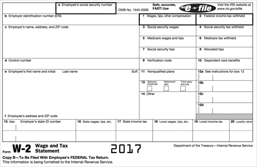 W-2形式