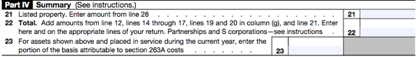 所有关于IRS表格4562