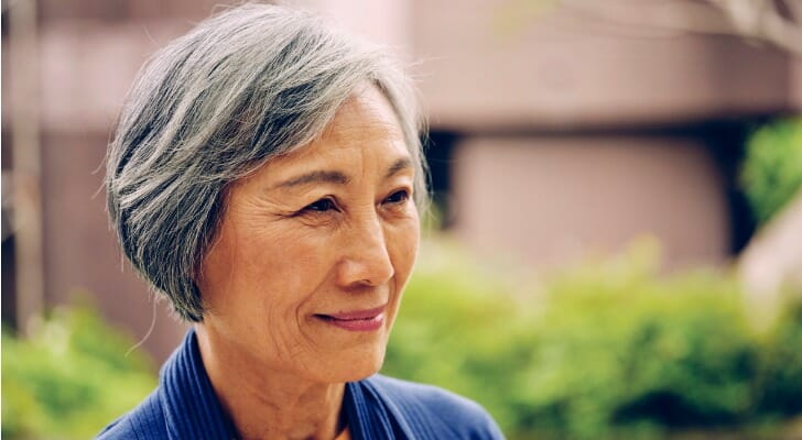 Elderly Taiwanese woman