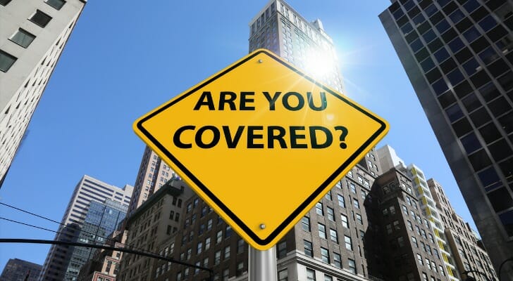 Street signs that says "ARE YOU COVERED?"