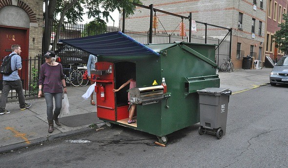 Dumpster house - Micro Living: This Guy Lives in a Dumpster