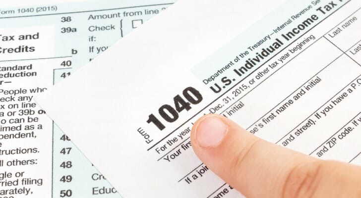 Federal tax form 1040