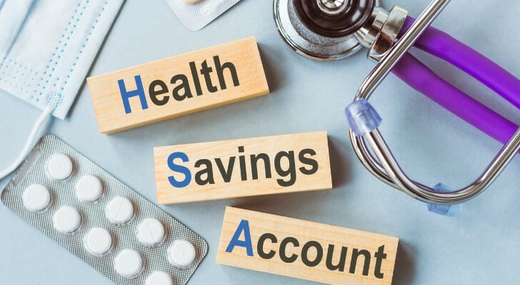 "Health Savings Account" written on three blocks