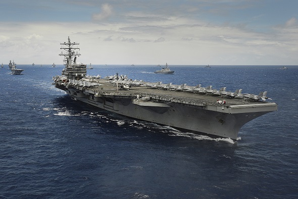 An Aircraft Carrier. Designed by Marine Engineers and Naval Architects.