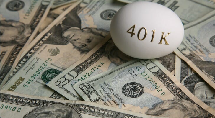 how does 401k work: a nest egg with 401k written in gold