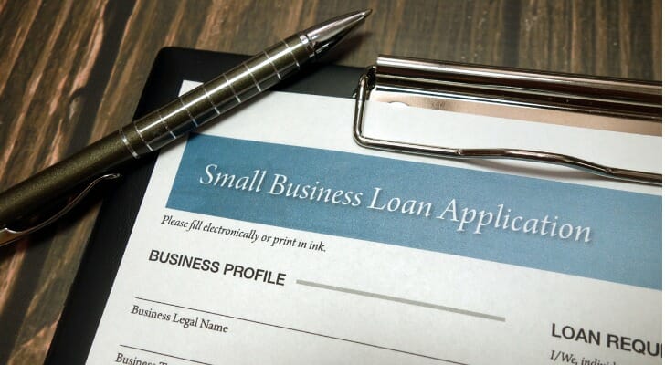 Short-term business loan application