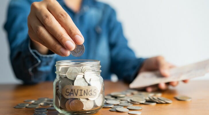 A savings account in a jar