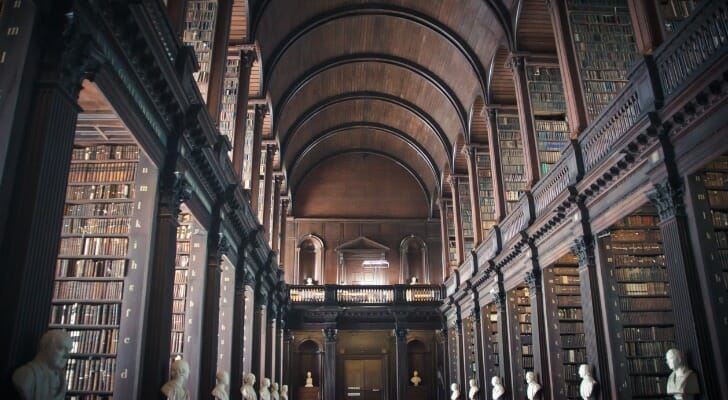 A huge library