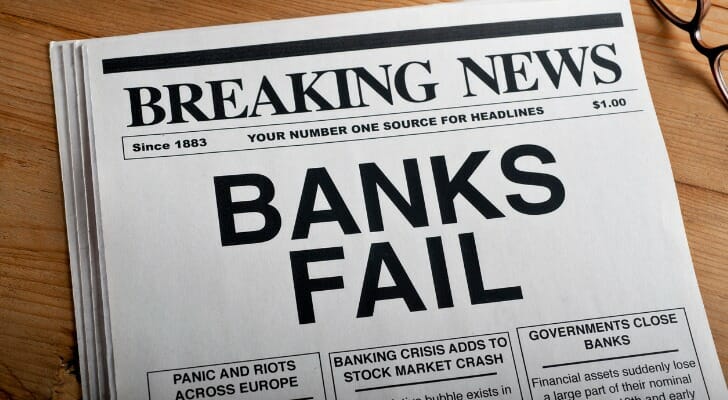 Bank failure headline