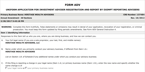 Form ADV | Financial Advisor Form - SmartAsset