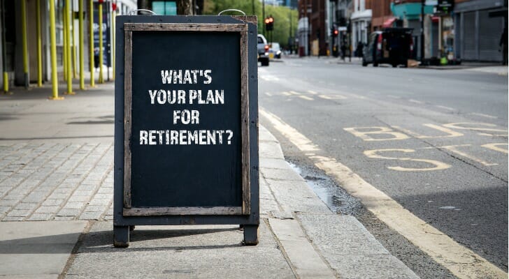 Sign saying, "What's Your Plan For Retirement?"