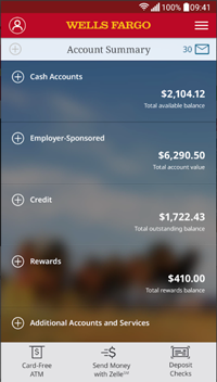 Best banking apps - Wells Fargo