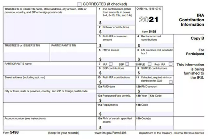 All About IRS Form 5498 - SmartAsset