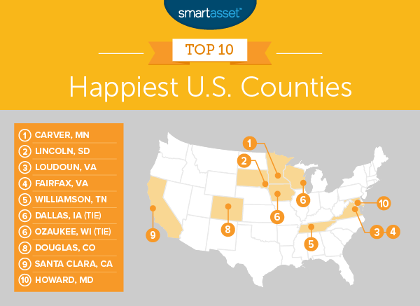 Happiest Places In America - 2018 Edition - SmartAsset