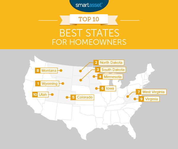 The Top 10 Best States for Homeowners
