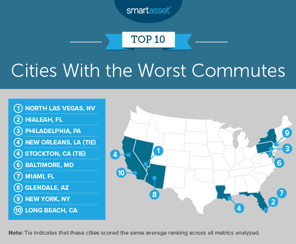 Cities With the Worst Commutes - 2020 Edition - SmartAsset