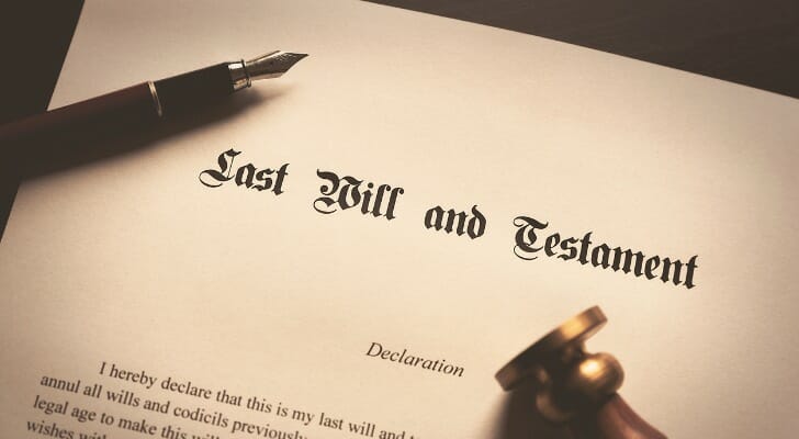 A last will and testament