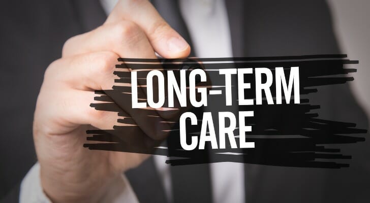 A sign that says "LONG-TERM CARE"