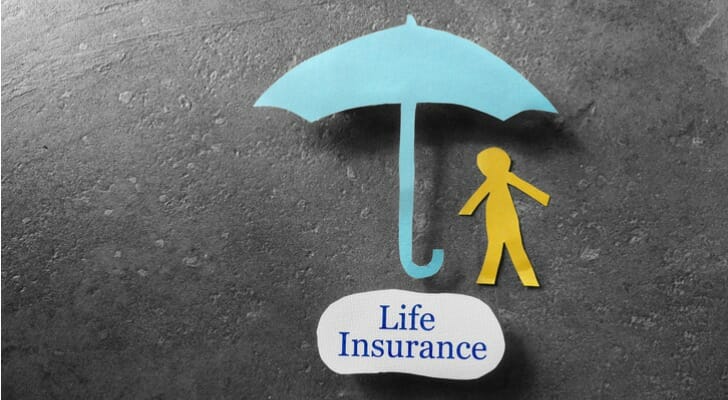 Life Insurance illustration using an umbrella