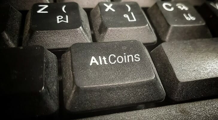 Altcoin key on a PC keyboard